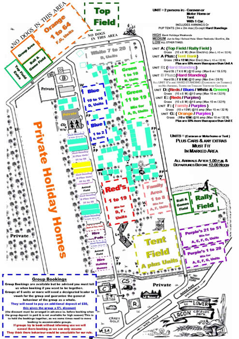 Caravan Park Map